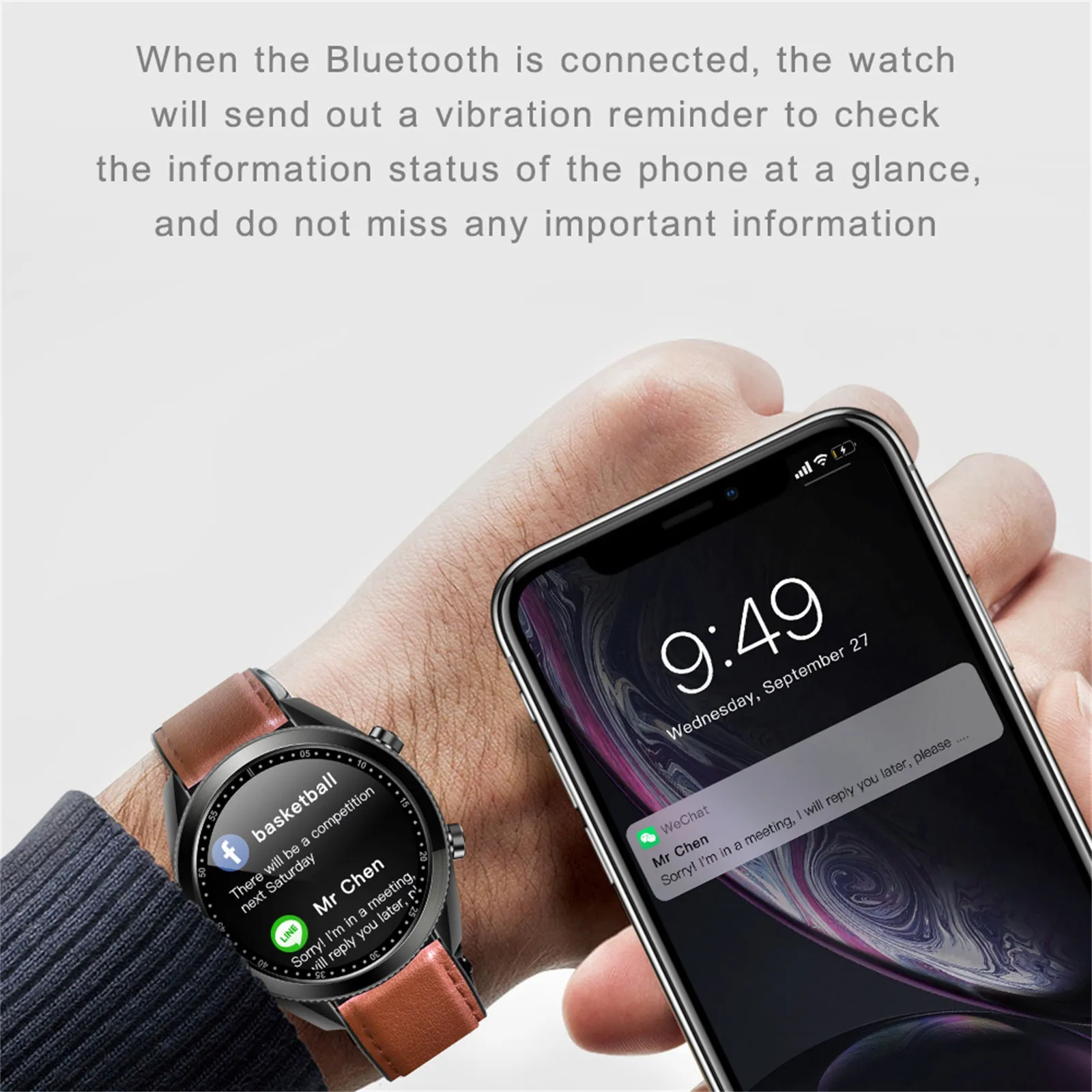 UM90 Smart Watch New 2020 Men039S Bluetooth Watch Black Digital Digital Watches for Android Xiaomi Huawei Samsung8630055