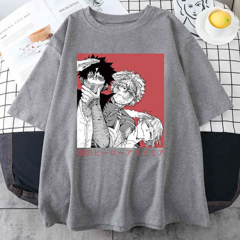 Mein Held Academia süßes Anime Dabi Hawks Toga Himiko T-Shirt Damen Casual Harajuku T-Shirt Übergröße T-Shirt Y220208