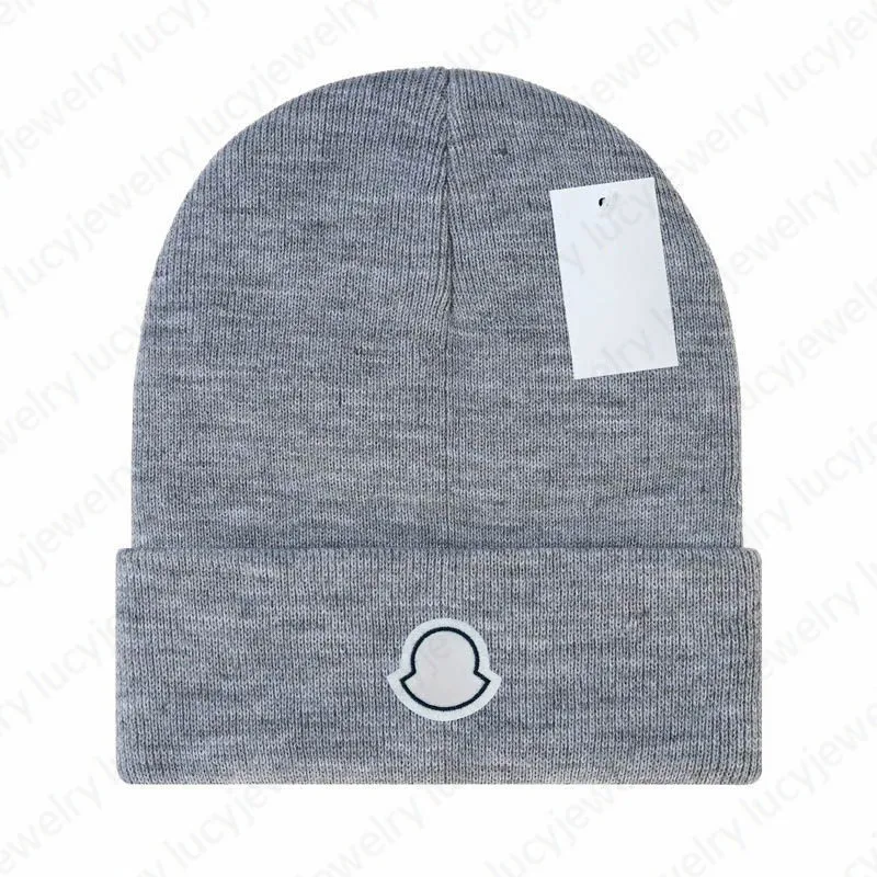 Örme Şapka Beanie Cap Tasarımcı Kafatası Kapakları Erkek Kadın Kış Şapkaları 13 Renkler Sol Renk241p