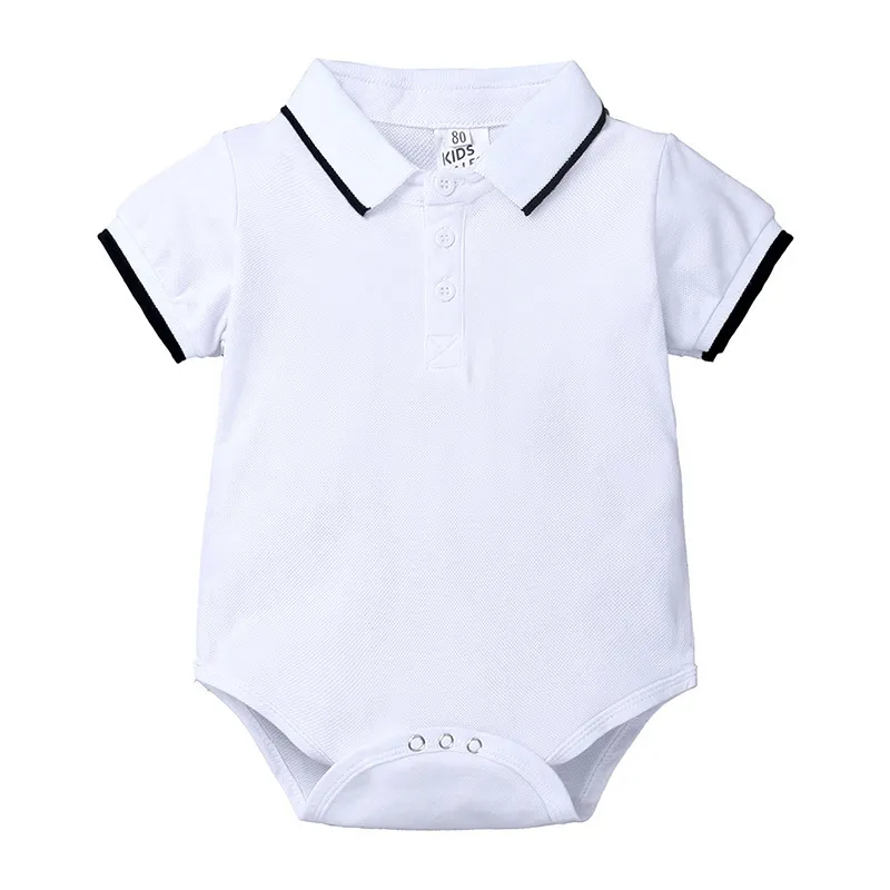 Baby Jungen Sommer Bodys Kurze Hosen Anzüge Kinder Smoking Hemden Kinder Sets Säugling Baumwolle Outfits Gentleman Kostüme 210413