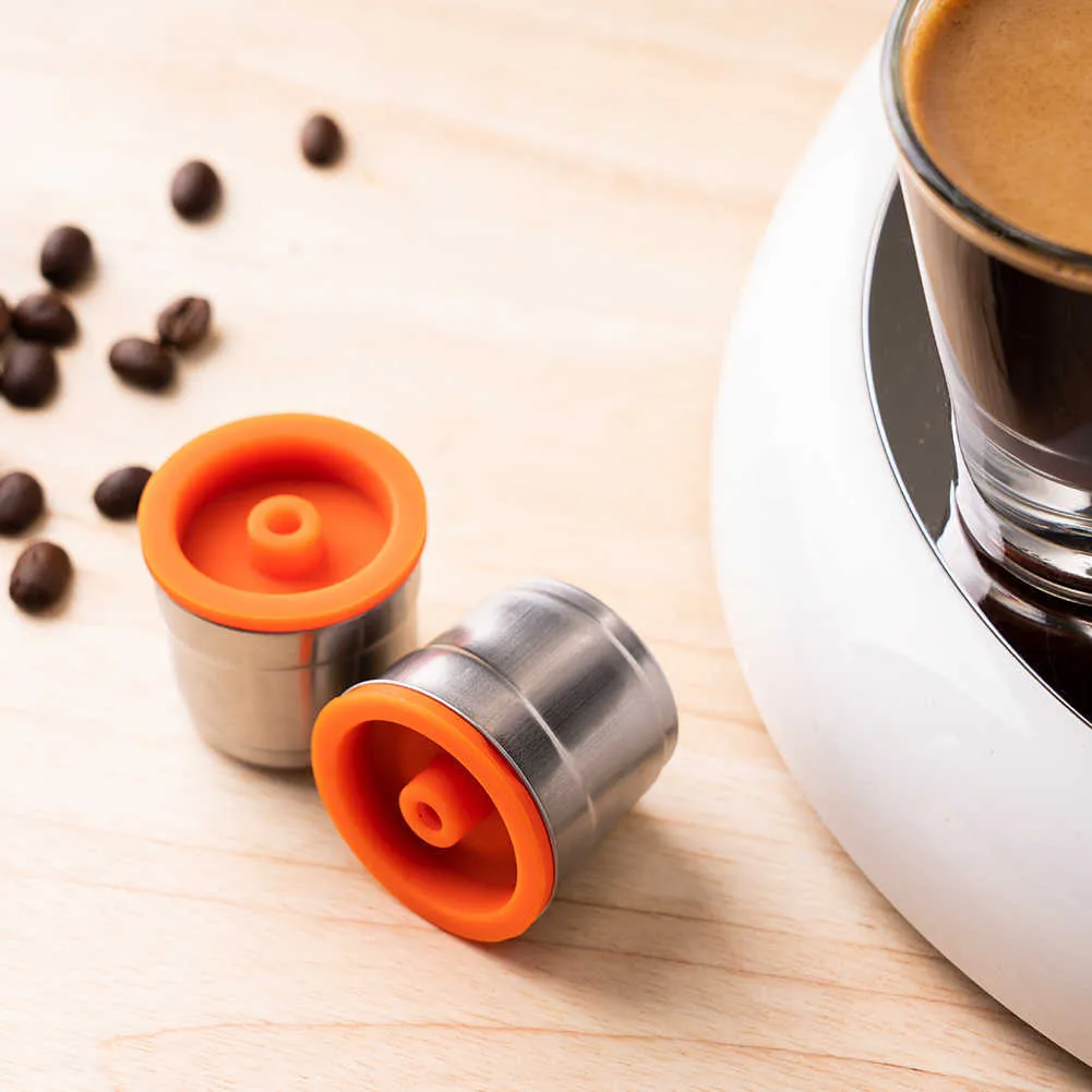 ICafilas filtre à café pour illy Y3.2 réutilisable café Capsule tasse goutteur acier inoxydable rechargeable broyeur poudre 211008