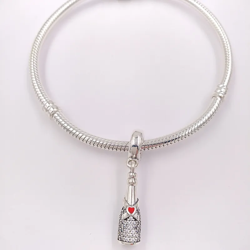 ciondoli kit la creazione di gioielli Celebration Time estetico Pandora braccialetti con perline in argento 925 donna uomo braccialetto catena perline ciondolo collana regalo di compleanno 792152CZ