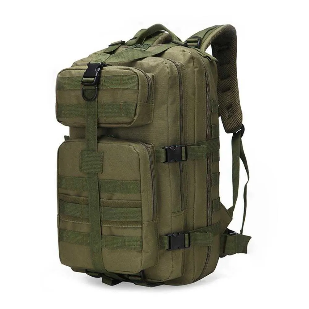 35 / 25L Большая вместимость Открытый военный Rucksacks 3P Softback Водонепроницаемый тактический рюкзак для спортивных походных походов Q0721