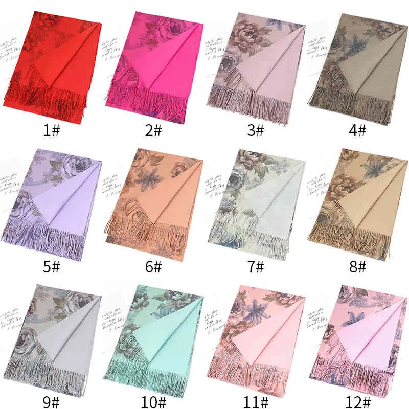 Designer knitted spring winter women scarf plaid warm cashmere scarves shawls luxury brand neck bandana pashmina lady wrap