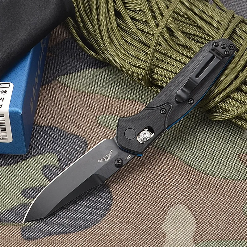 Benchmade Mini 945 OSBORNE cuchillo plegable S30V hoja G10 manijas al aire libre Camping caza bolsillo táctico EDC utilidad Knives171F