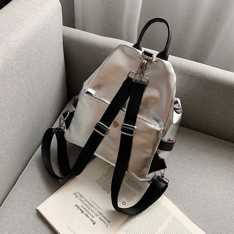 Women Backpacks Transparent Backpack Luxury College Black Retro School Backpacks for Teenagers Mochila Feminina Bookbag Q0528