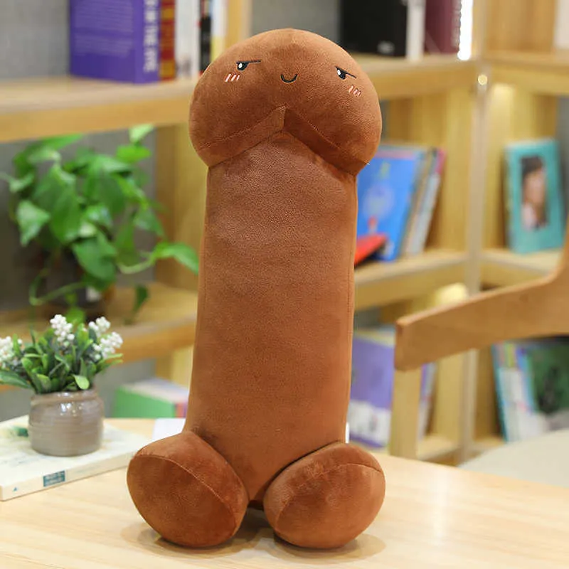 Zabawne kawaii długie penis Plush Toys poduszka seksowna miękkie zabawki nadziewane zabawne poduszka symulacja domowa poduszka dla dziewczyny Q07273754383