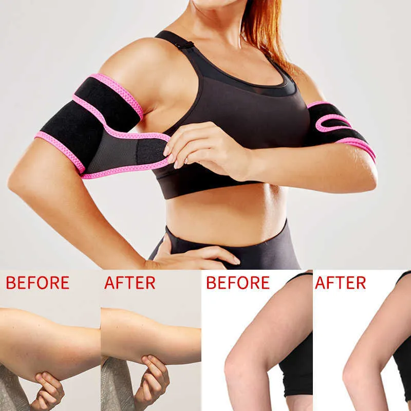 Shapers Sauna Schweißband Arm Schlanker Frauen Abnehmen Mantel Gewichtsverlust Workout Body Shaper Anti Cellulite Modellierung Gürtel