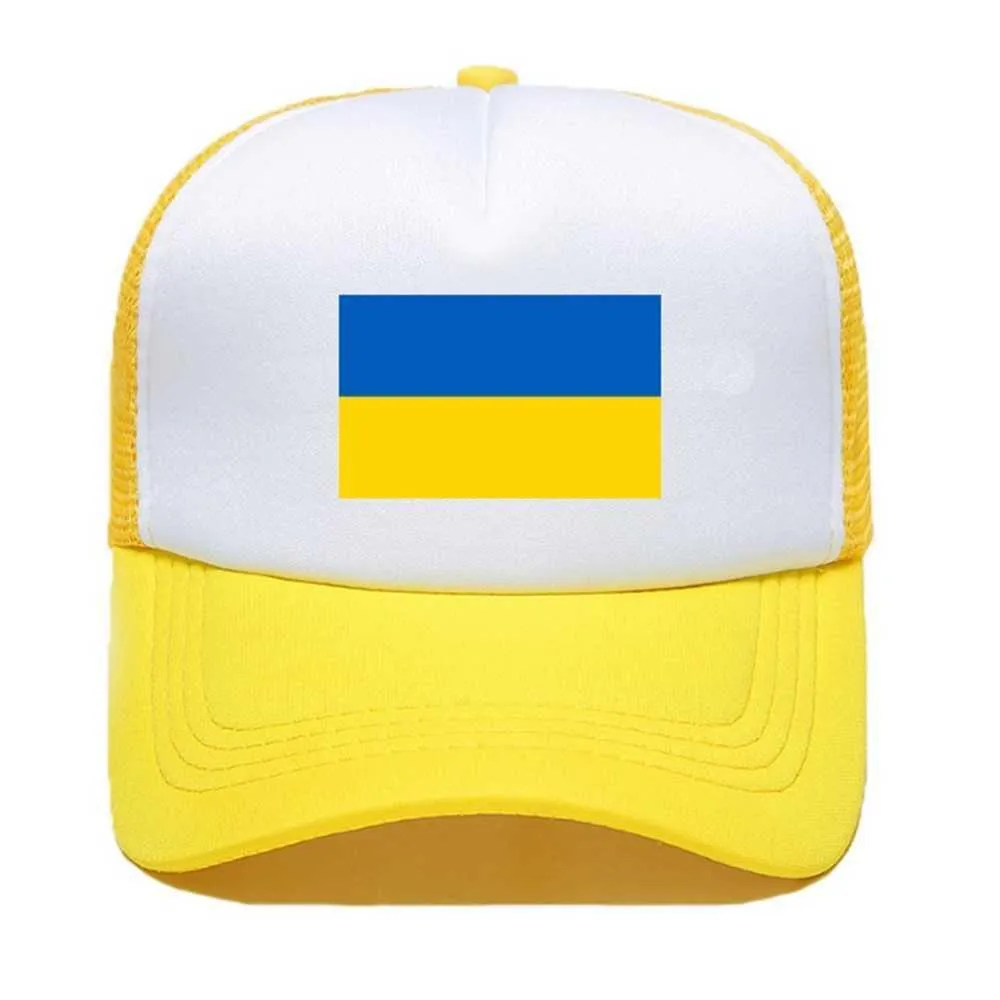 50 sztuk / Szybki DHL Niebieski Żółty Ukraińska Flaga 2022 Dorosłych Dzieci Toddler Youth Baseball Ball Caps Ukraina Wsparcie Stoję z Ukraina Casual Snapback Visor Bes121