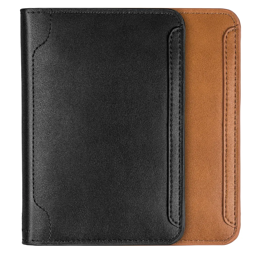 Genuine Leather Passport Holder Cover Russia Case for Car Driving documents Travel Wallet Organizer Case276q