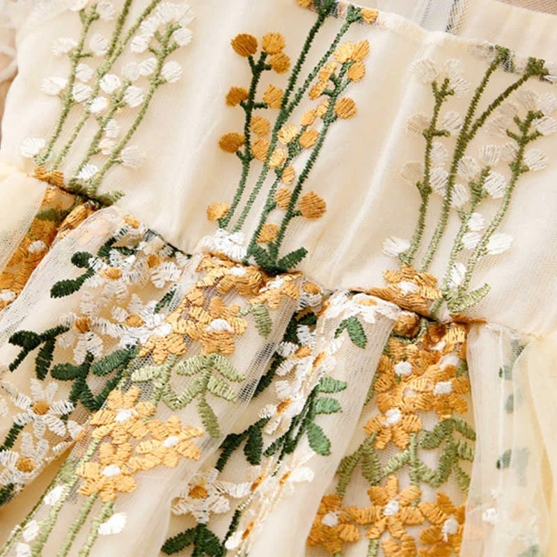 パーティーと結婚式の子供たちのための女の子のドレス夏のノースリーブの芽の絹のガーゼケーキプリンセスES 210528