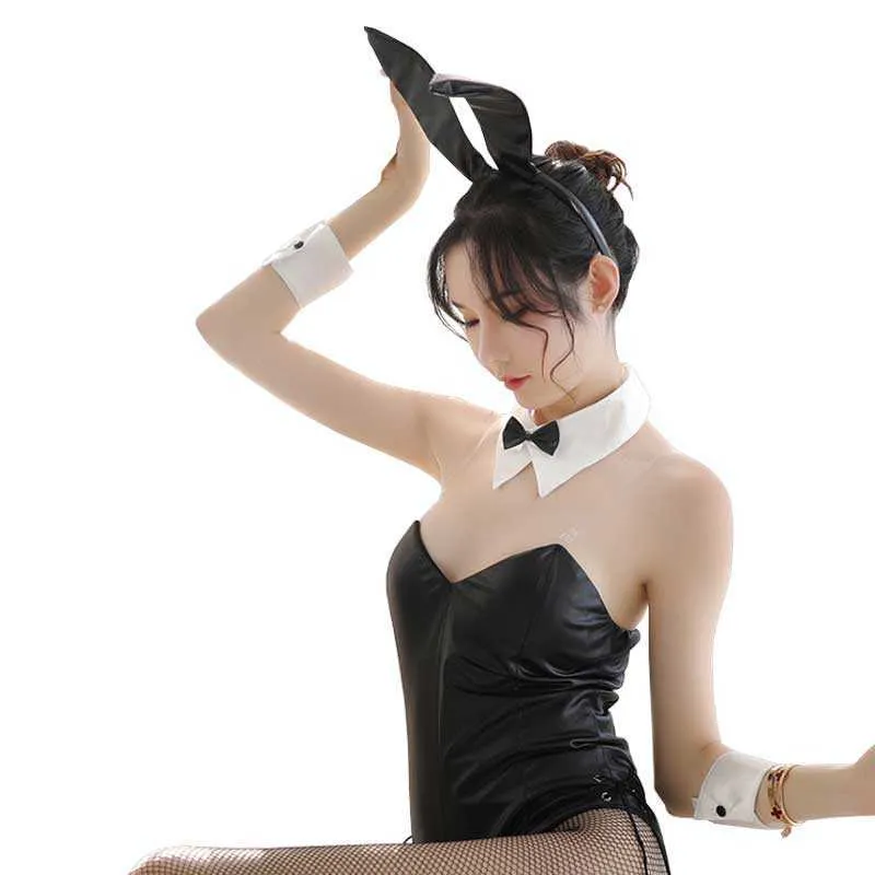 Seishun buta yarou wa bunny meisje senpai no yume wo Minai cosplay halloween kostuum voor meisjes sexy schattige bunny faux lederen konijn x0626