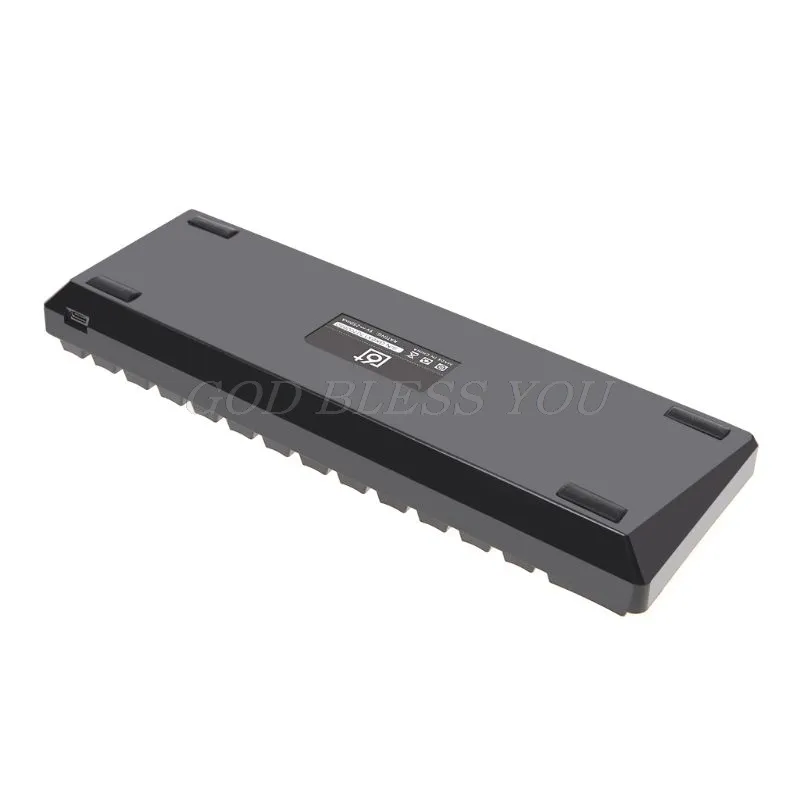 SK61 61 touches USB filaire LED rétro-éclairé axe jeu clavier mécanique bureau livraison directe