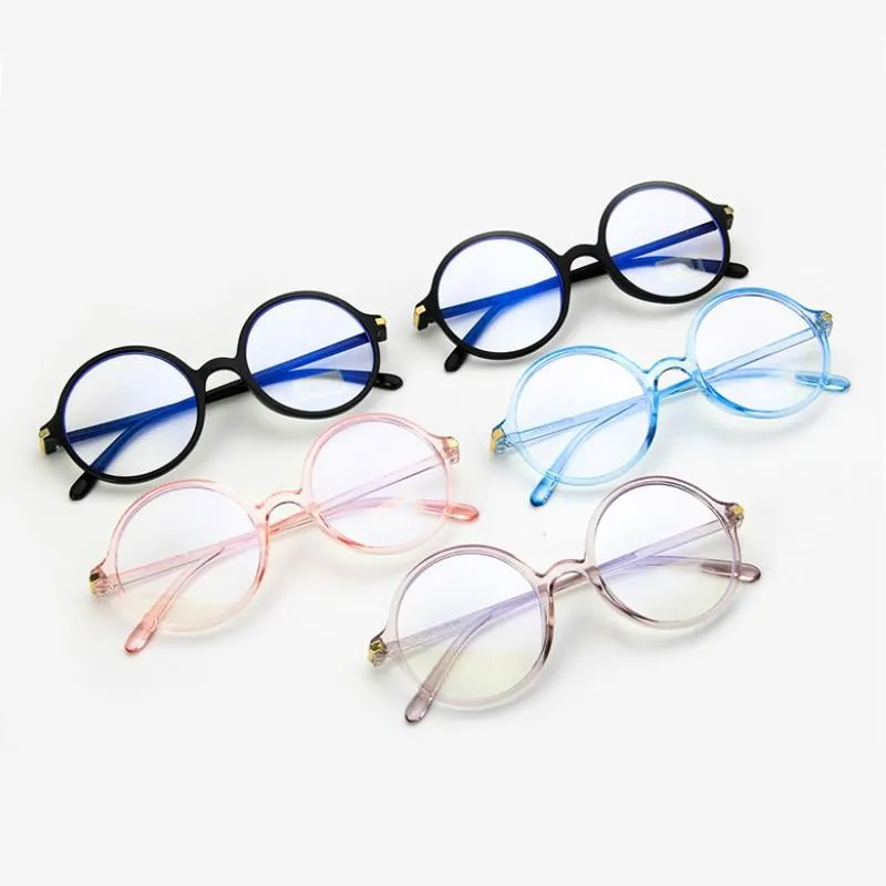 Модные солнцезащитные очки в оправе, круглые очки большого размера, черные очки в корейском стиле, женские винтажные очки, прозрачные мужские очки Óculos De 277D