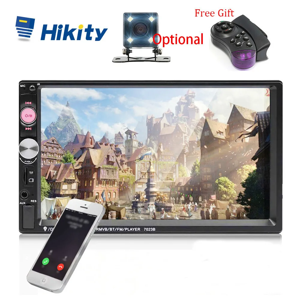 HIKITY Universal 7023B Автомобиль Мультимедиа Autoradio 2din Stereo 7 