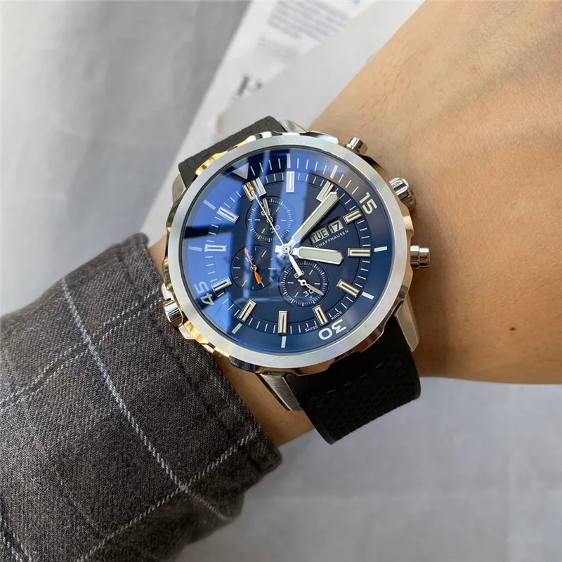 Reloj para hombre Relojes de diseño de alta calidad Top AAA Movimiento automático Acero inoxidable Luminoso Impermeable Zafiro Chrono Reloj de pulsera 258A
