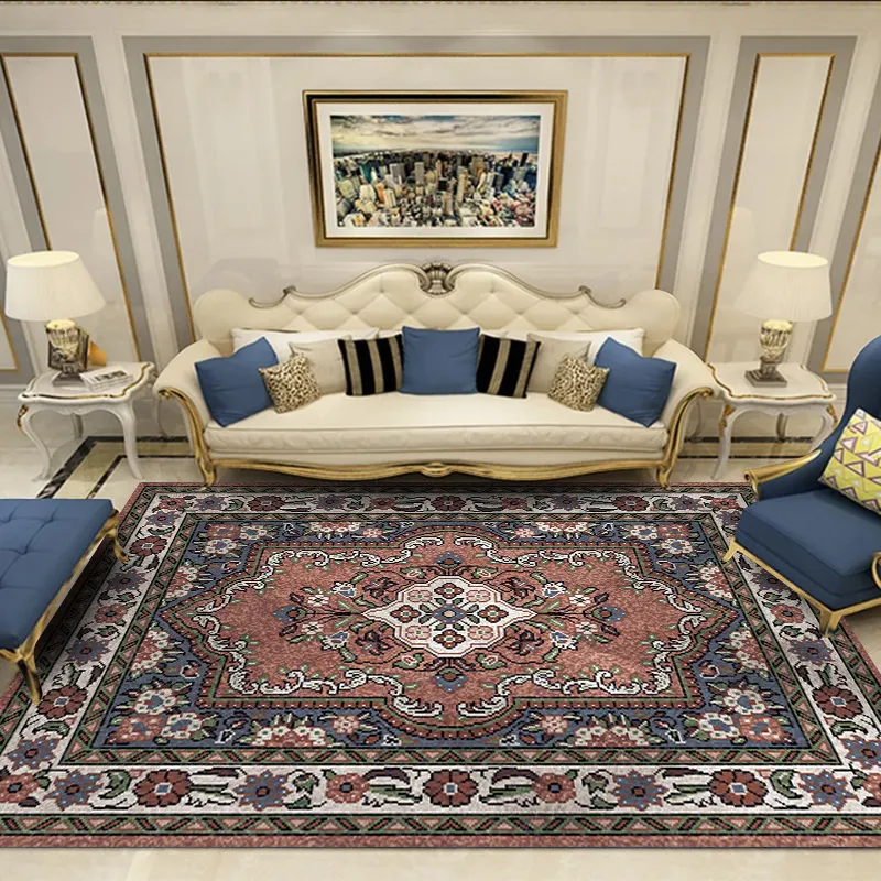 Vintage Boheems tapijt voor woonkamer slaapkamer huisdecoratie decor tapijten Perzische stijl 2x3m zachte niet -slip kinderen39s spelen ma5503438