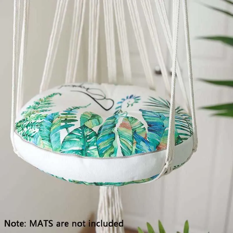 Handwoven Tapestry Wall Hanging Macrame Pet Cat Hammock Bed Cage Swing Living Room Home Decoration without Mat Drop 210722