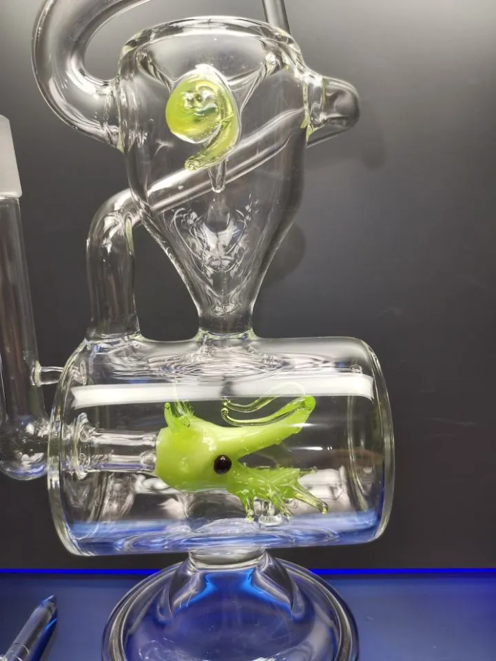 Recycler Tornado Percolator Glass Bong Wax Pipes Water Pijpen Olie Dab Rigs Glasrecycler met Bowl Sestshop