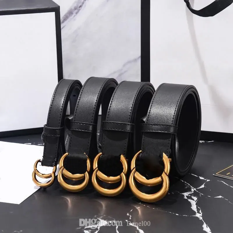 Whole Luxury Designer Belts For Mens Womens Fashion Big Buckle Belt Men Women Real Genuine Leather 2 0cm 3 0cm 3 4cm 3 8cm Wid244E