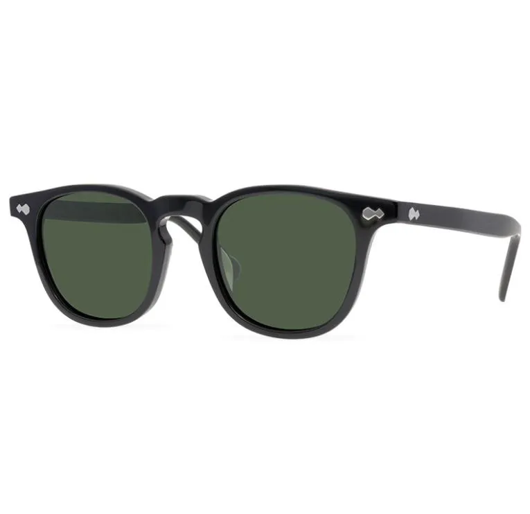 Brand Designer Men Women Sunglasses Square Frame Vintage Eyewear Shades Unisex Gray Green Lenses Eyeglasses Plank Frames Retro Sun285k