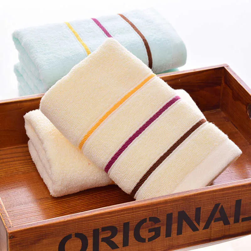 5 pçs / conjunto toalha de algodão adulto absorvente lenços de secagem rápida corpo face toalhas de mão toalhas de toalhas de bebê facecloth 35 * 75cm tj1699 210728