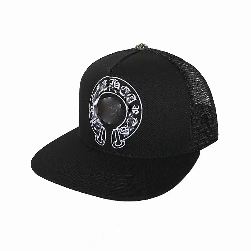 Wave Baseball Caps Lettre broderie Bend Fashion Hip Hop Travel Visor Designer Mesh Male Femme Cross Punk Hats304Y