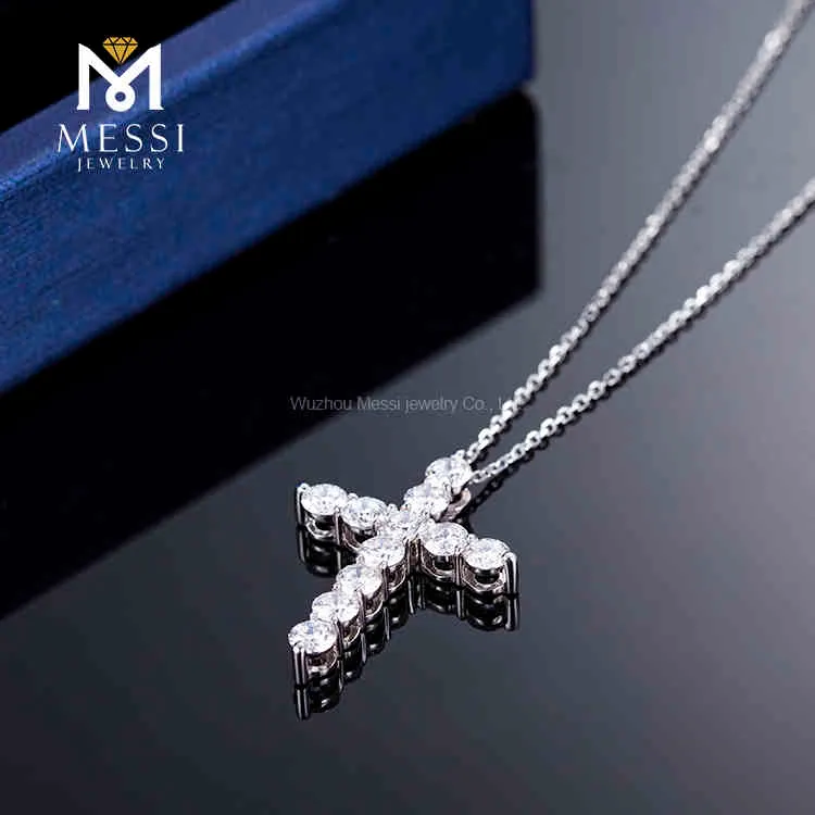 Msi fashion hiphop14k real white gold yellow gold Lab diamond necklace278Z1184961