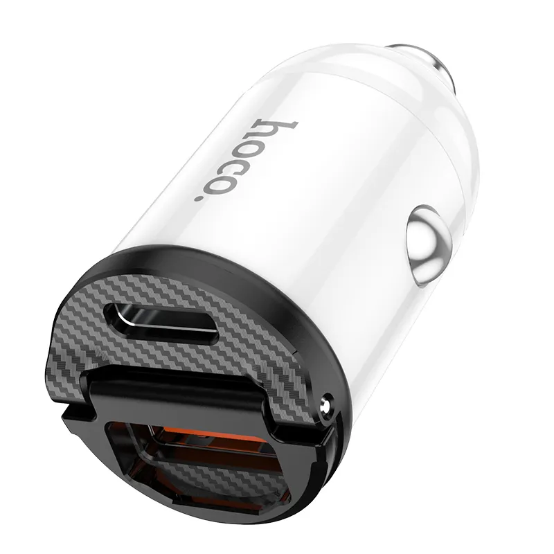 Hoco 30W QC3.0 Fast Charging iPhone 12 Pro Max Type C For Samsung S20 S21 A51 PD 4.8A Car Charger