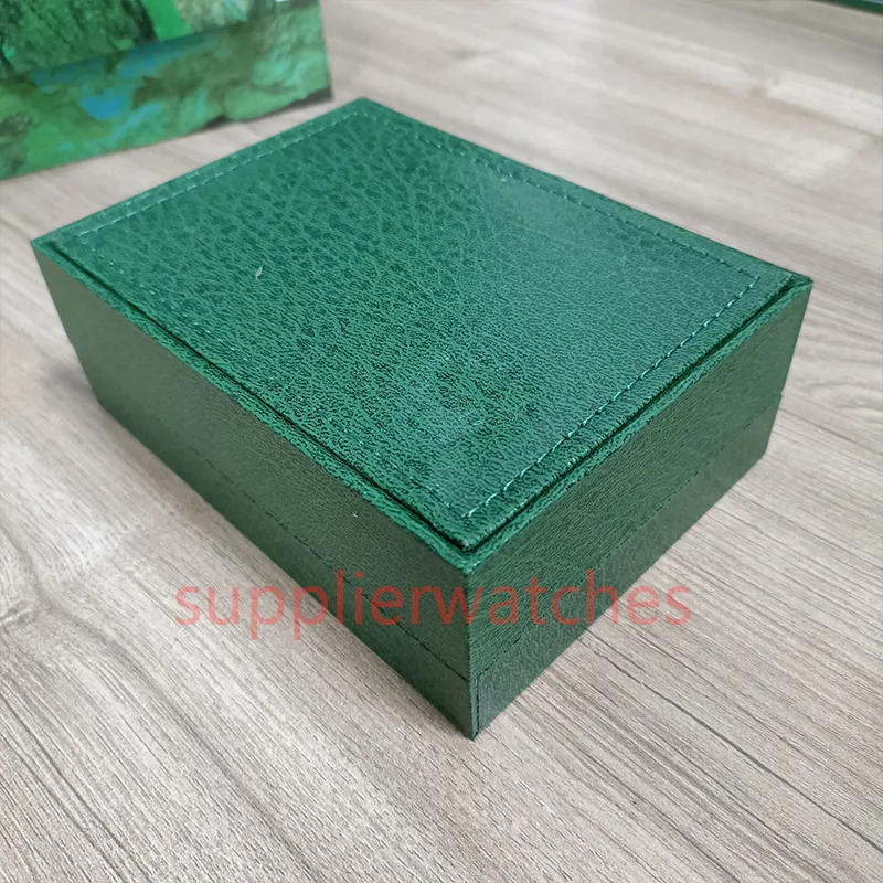 Luxury Green boxes Mens For Original nner Outer Woman's Watches Boxes Men Wristwatch Gift Certificate Handbag Brochure Tote B327v