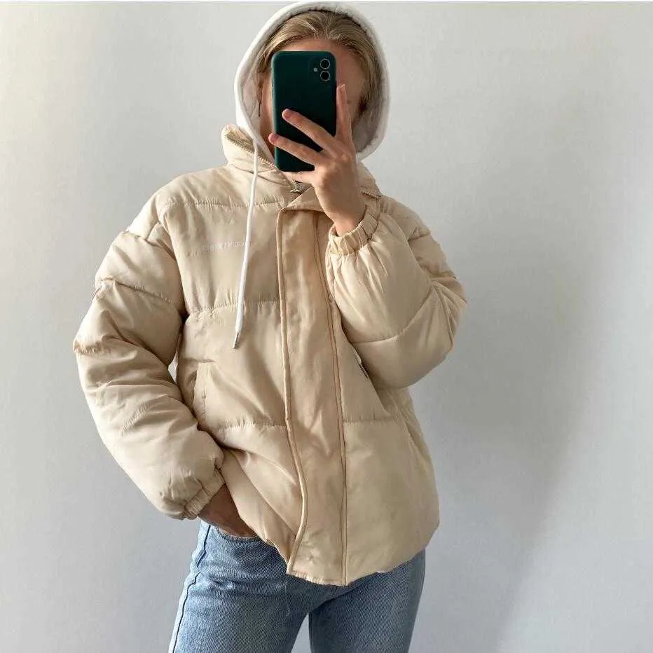 Women Coats and Jackets Winter Jacket Women White Winter Parka with Hooded Parkas Korean Fashion Clothes Women 210930