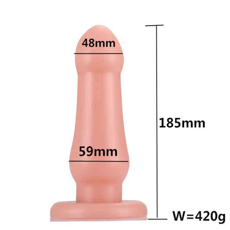 Nxy Dildo Nieuwe Anale Dildo Speeltjes voor Vrouwen Mannen Masturbators Plug met Zuignap Fake Cock Faloimetor Volwassen Winkel 12071273385