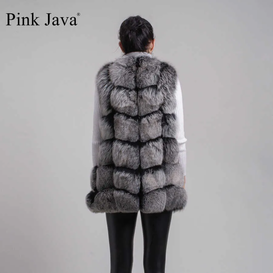 Rosa Java 80 Women Winter Coat Real Fur Vest Natural Fur Gilet Fashion Clothing Ganuine Coat Fur Jacket 211019