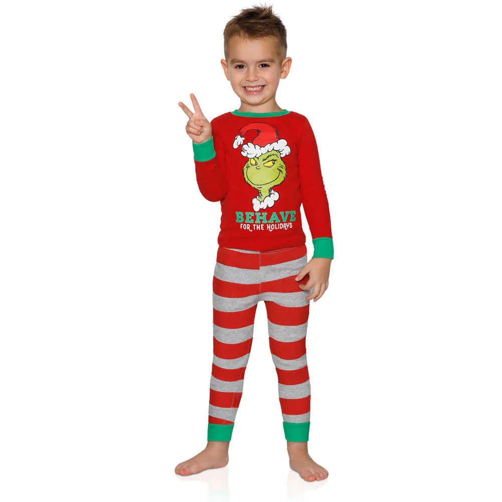 Matching Family Christmas Pyjama's Toddler Boy Girl Unisex Grinch Sleepwear Nightwear H10147855848