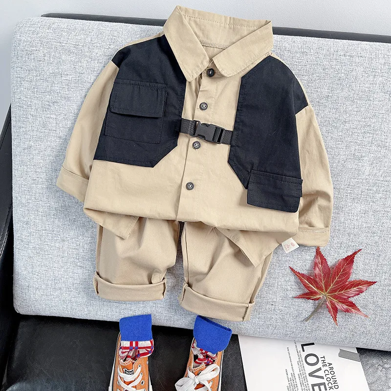 Autumn Children Baby Boys Clothes Fashion Denim Jacket Top Pants sets Infant Kids Casual Clothing Winter Toddler Tracksuits 29777081