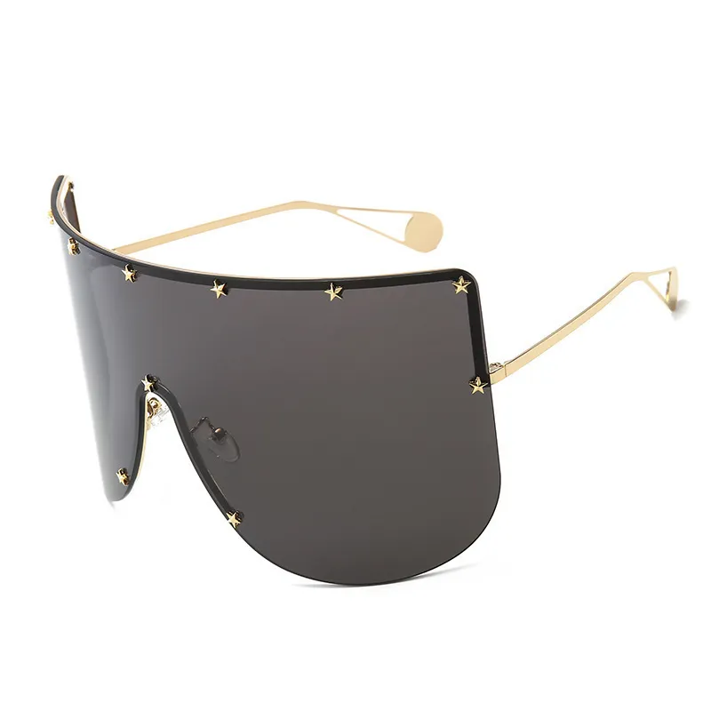 Big oversized 2021 luxury designer sun glasses woman eyewear large shades for women sunglasses