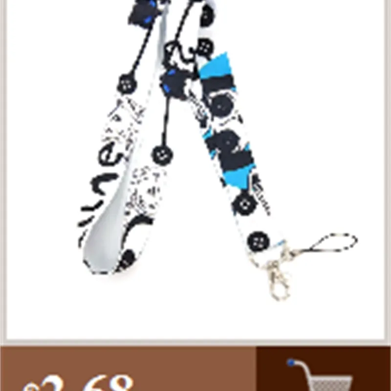 Blue bird Neck Lanyard keychain Mobile Phone Strap ID Badge Holder Rope Key Chain Keyrings cosplay Accessories Gifts