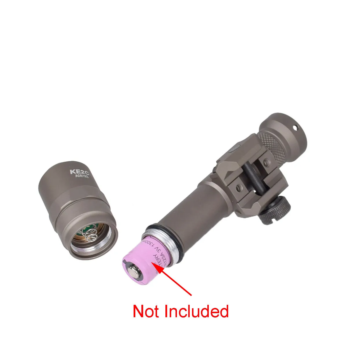 Taktisk SF M600 M600B Scout Light Lanterna LED -ficklampa för Pictinny Rail