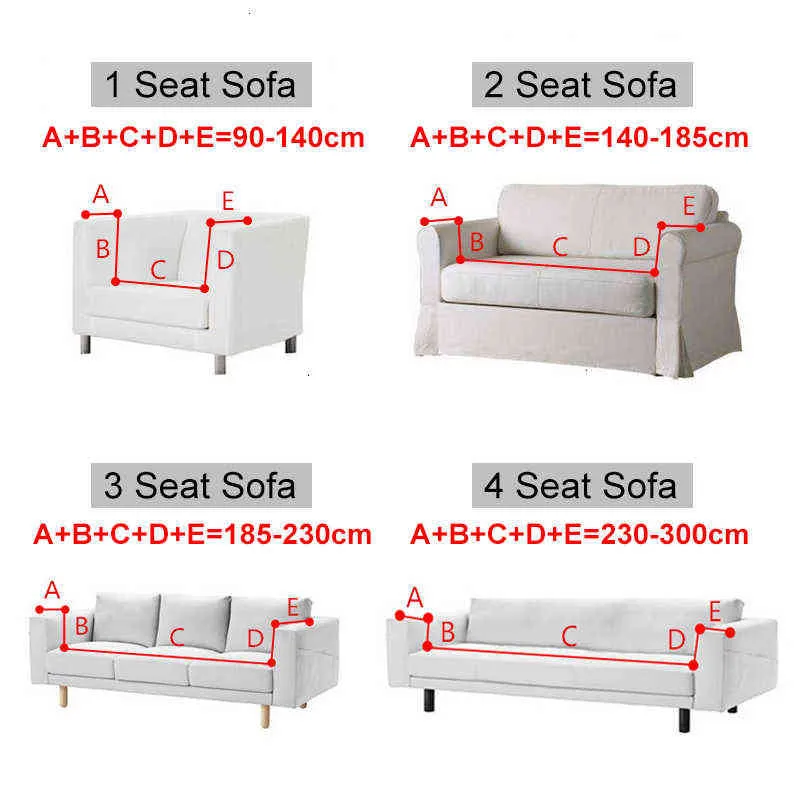 1/2/3/4 Seater 11 Kolor Wysokiej Grade Aksamitne Rozciąganie Elastyczna Sofa Pokrywa Korpialnia Meble Meble Protector Case Sofa Pokrowce 211102