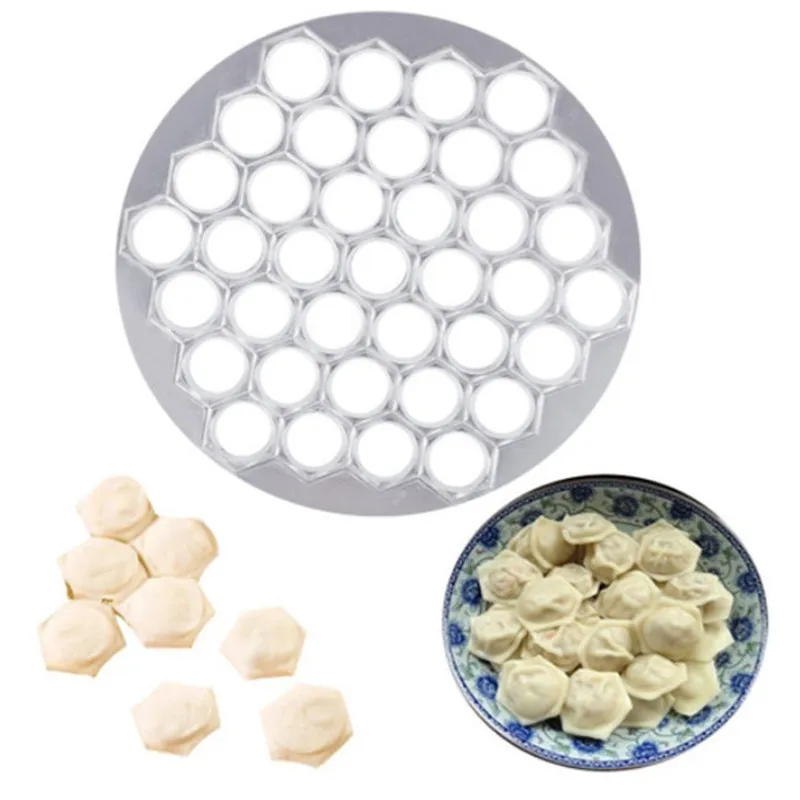 Gebak Gereedschap Dough Press Ravioli Making Mold Mode Keuken Dumpling DIY Maker Pelmeni Mold Pasta Form 37 Gaten