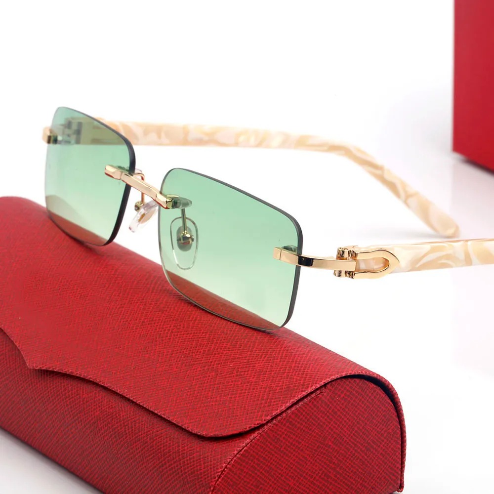 Projektanci okulary przeciwsłoneczne retro okulary vintage fale osobowości kreatywność moda moda niebieskie zielone okulary deski bezszrzerości ornamenta269i
