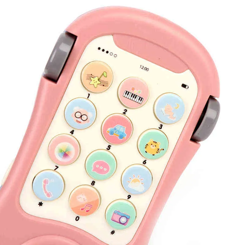 Bébé téléphone portable pour les tout-petits 0 12 mois enfants jouets d'apprentissage jouets éducatifs Montessori jouets musicaux pour les enfants de 2 à 4 ans G1224