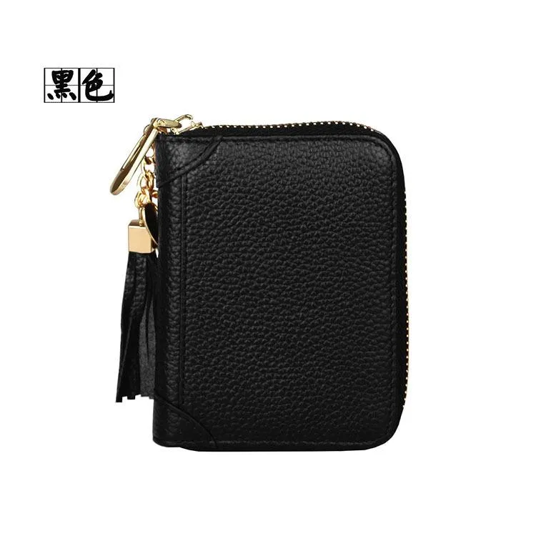 Kart Sahipleri Bolso Mujer Sac De Luxe Femme Femme için Kadın El Çantası Kız Cüzdan Çantaları Crossbody Cowhide Bolsa Feminina Wome288r