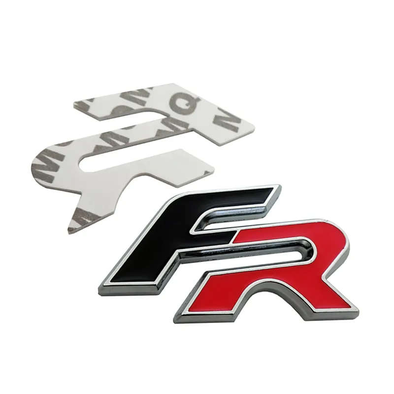 Estiling de carro de alta qualidade FR Badge Car Stick para o assento Leon fr cupra Ibiza Seat Cordoba Altea Mk Exeo Fórmula Acessórios de carro 7810744