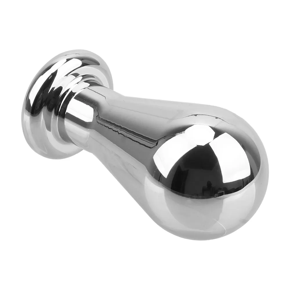 Super large size huge aluminium alloy jewel crystal anal beads butt plug ball insert sex toy men and women adult products X04017504631