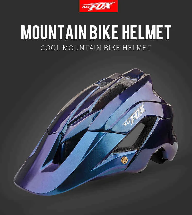 Bat Ultralight Bike Helmet Mtb Cycling Helmets Trail Xc The Man Movement Bicycle Safety Cap Integrally-Molded Casco Ciclismo 220124