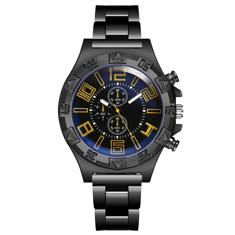 Montre à Quartz lumineuse pour hommes et femmes, mode décontractée, Sport, bracelet en acier Blu-ray, accessoires de Couple, 241F