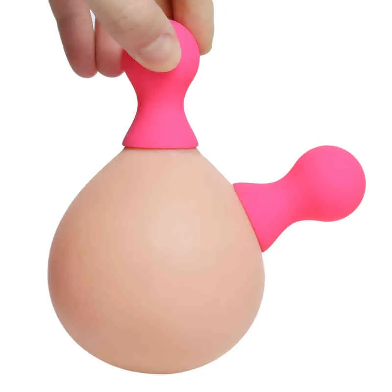 Nxy Sex Pump Toys Nipple Sucker Suction Cup Breast Massager Clitoris Stimulator Sm Adult Game for Women Couples 1221