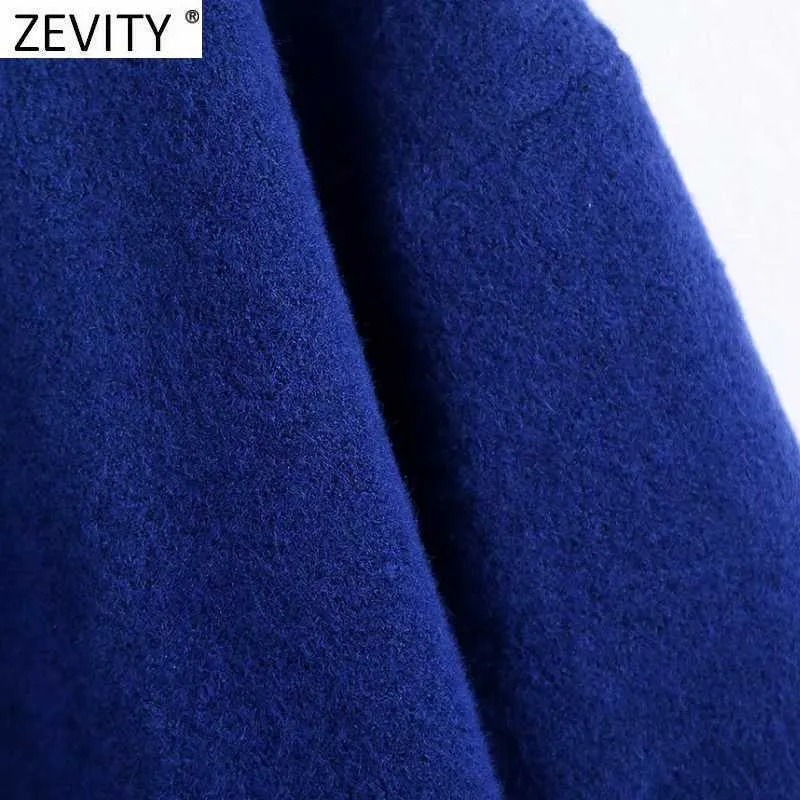 Zevity Frauen Einfach O Neck Soft Touch Casual Stricken Pullover Weibliche Chic Basic Langarm Pullover Freizeit Marke Tops SW902 210922