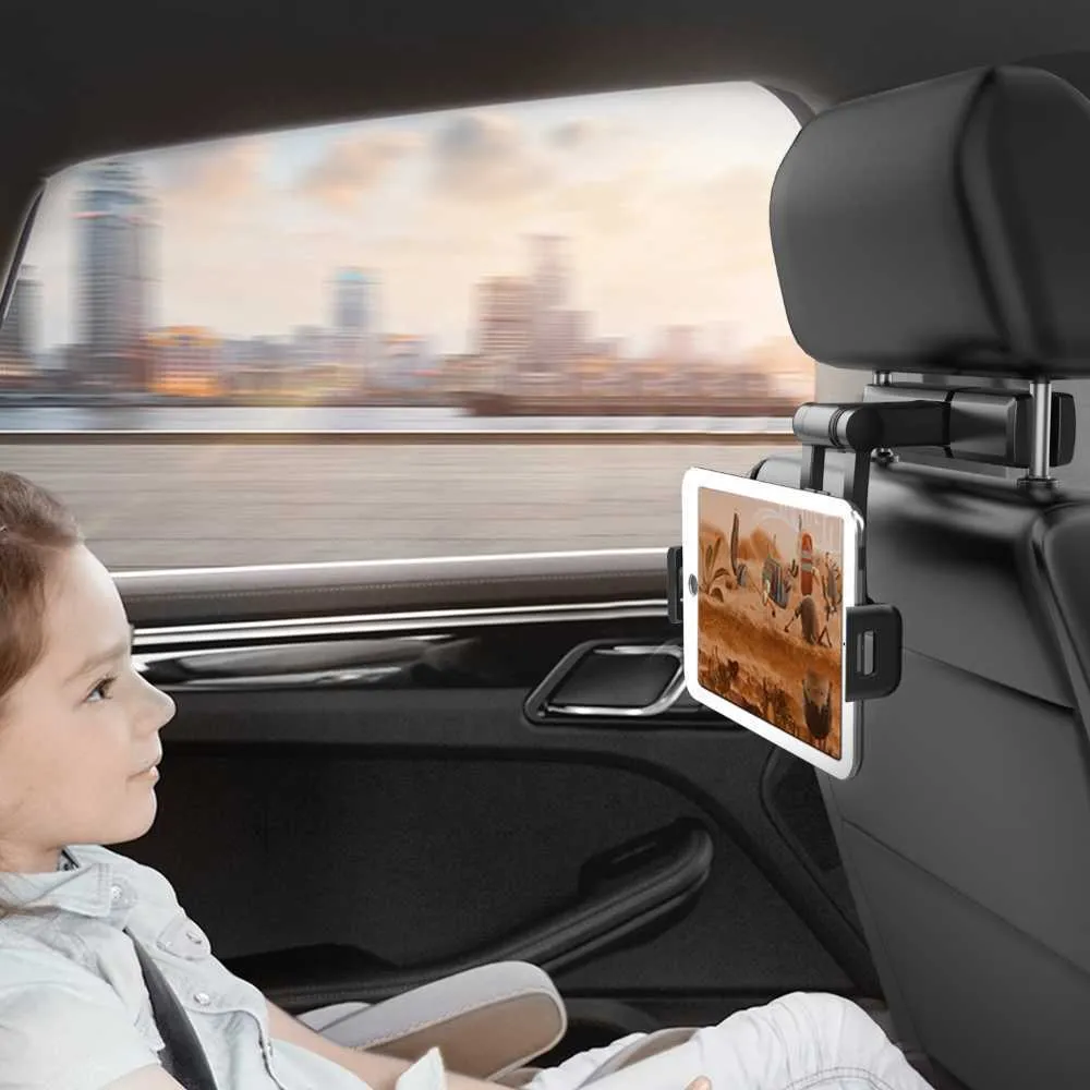 Soporte Universal para asiento de coche, soporte telescópico para tableta, soporte para iPad, para coche, Universal Tablet283x